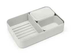 Brabantia Recipientes Para Alimentos<Caja para almuerzo Make & Take Bento grande 2 L, claro Gris