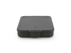 Brabantia Caja para almuerzo Make & Take plana, 1,1 L, oscuro Gris Hot