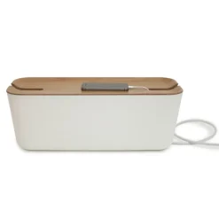 Bosign Otros Accesorios De Iluminación<Caja para cables Cable Organiser XL, tapa impresión madera MarrónBlanco