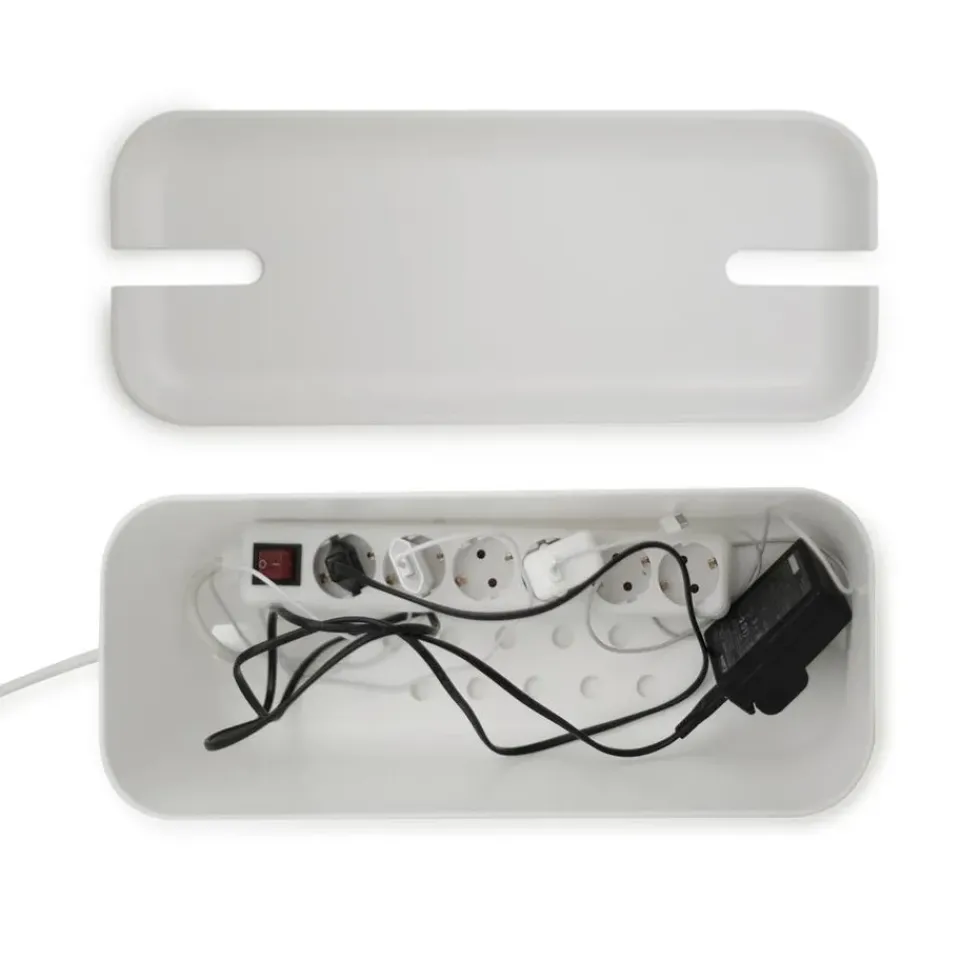Bosign Otros Accesorios De Iluminación<Caja para cables Cable Organiser XL, tapa impresión madera MarrónBlanco