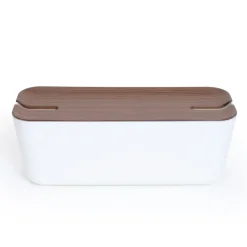 Bosign Otros Accesorios De Iluminación<Caja para cables Cable Organiser XL, decoración de madera oscura MarrónBlanco