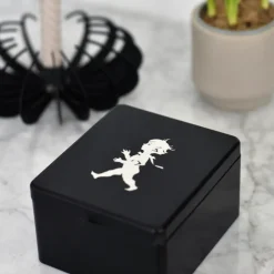 Solstickan Design Botes Y Tarros<Caja para té con compartimentos Solstickan 13,6x15,6 cm, Negro