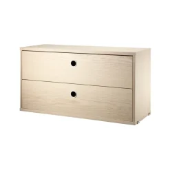 String Cajonera , Chapa de fresno, 78x30 cm Beige Best