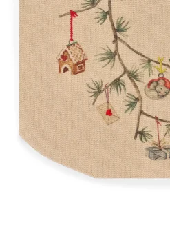 Kähler Calcetín de Navidad Hammershøi Christmas, Beige New