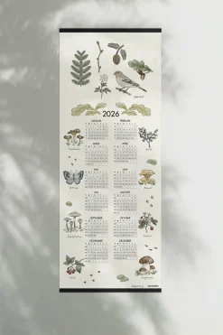 Almedahls Calendario Skogsvandring 2026, 35x90 cm Blanco Hot