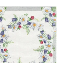 Ekelund Linneväveri Caminos De Mesa|Caminos De Mesa<Camino de mesa Blomkrans 35x120 cm, Multi BeigeMulti