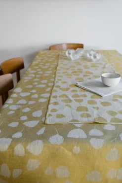 Fine Little Day Camino de mesa Bouquet 150x45 cm, amarillo-blanco AmarilloBlanco Best