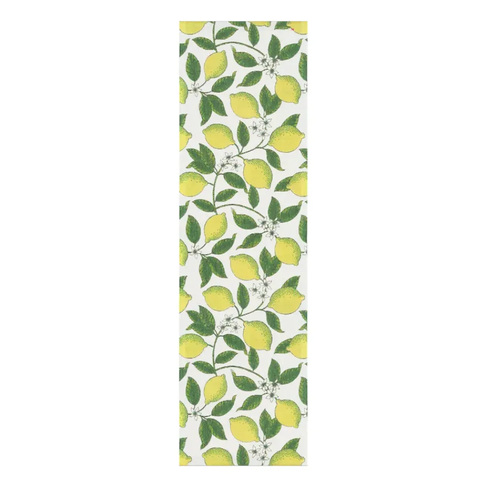 Ekelund Linneväveri Camino de mesa Citroner, 35x120 cm Amarillo Best