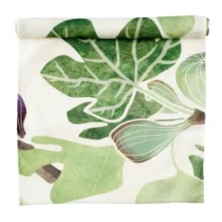 Klippan Yllefabrik Camino de mesa Figs, -blanco Verde Sale