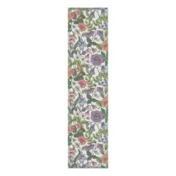 Ekelund Linneväveri Camino de mesa Flora, 35x140 cm Multi Hot