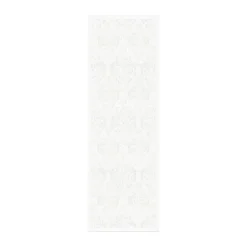 Ekelund Linneväveri Camino de mesa Medaljong 50x150 cm, Blanco Gris Hot