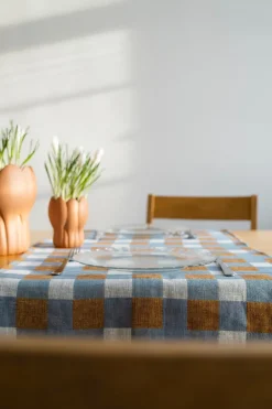 Fine Little Day Camino de mesa Rutan 50x140 cm, Oat AzulBeige Discount