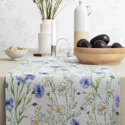 Ekelund Linneväveri Caminos De Mesa|Caminos De Mesa<Camino de mesa Sommar 35x80 cm, Multi MultiBlanco