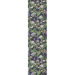 Ekelund Linneväveri Camino de mesa Spring, 35x140 cm Azul Best