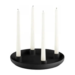 Blomus Candelabros De Navidad<Candelabro ADVENT Ø27 cm, Black Negro