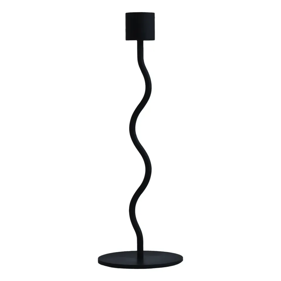 Cooee Design Candelabros<Candelabro Curved 23 cm, Black Negro