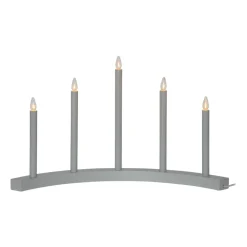 Star Trading Candelabro de adviento Accent, Gris Hot