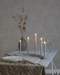 Star Trading Candelabro de adviento Accent, Gris Hot