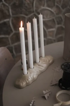 DBKD Candelabros De Navidad<Candelabro de Adviento Base, Beige