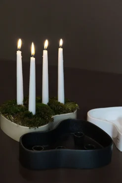 DBKD Candelabros De Navidad<Candelabro de Adviento Fill me up, Cast iron GrisNegro