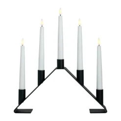 Watt & Veke Candelabro de Adviento Luna, Black Negro Sale