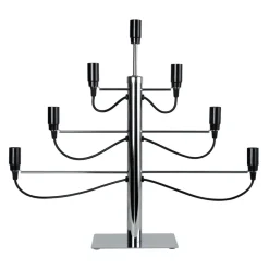 Star Trading Candelabro de Adviento Milano, cromo Plateado Sale