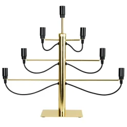 Star Trading Candelabros Eléctricos De Adviento<Candelabro de Adviento Milano, latón Color dorado