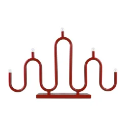 Globen Lighting Candelabros Eléctricos De Adviento<Candelabro de Adviento Noel 5, Rojo