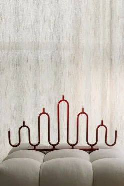 Globen Lighting Candelabro de Adviento Noel 7, Rojo