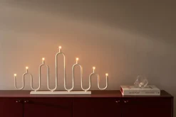 Globen Lighting Candelabros Eléctricos De Adviento<Candelabro de Adviento Noel 7, Marfil Blanco