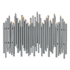 Star Trading Candelabros Eléctricos De Adviento<Candelabro de Adviento Note 25x35 cm, Gris