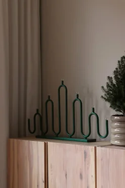 Globen Lighting Candelabro de Adviento Noel 7, Verde Hot