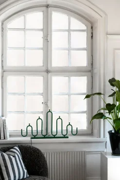Globen Lighting Candelabro de Adviento Noel 7, Verde Hot