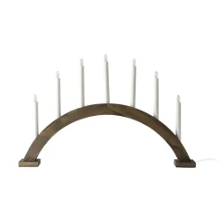 Scandi Living Candelabros Eléctricos De Adviento<Candelabro de Adviento Sky arco 41 cm, teñido oscuro Marrón