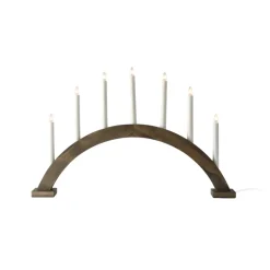 Scandi Living Candelabros Eléctricos De Adviento<Candelabro de Adviento Sky arco 41 cm, teñido oscuro Marrón