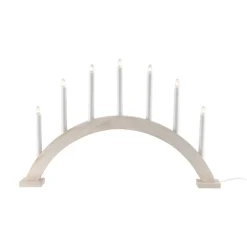 Scandi Living Candelabros Eléctricos De Adviento<Candelabro de Adviento Sky arco 41 cm, esmaltado Blanco