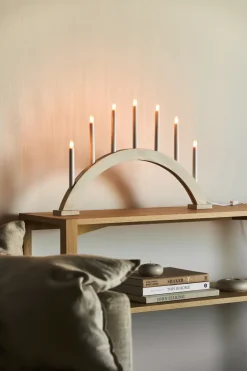Scandi Living Candelabros Eléctricos De Adviento<Candelabro de Adviento Sky arco 41 cm, esmaltado Blanco