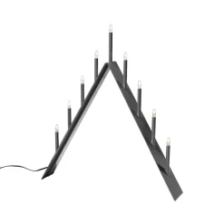 SMD Design Candelabro de Adviento Spica 9, oscuro, led Gris Sale