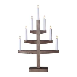 Star Trading Candelabros Eléctricos De Adviento<Candelabro de adviento Trapp 54 cm, Marrón