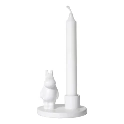 Pluto Design Candelabro de cerámica Mumin, Blanco Discount