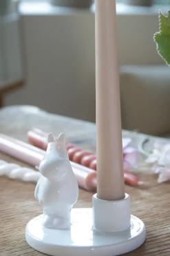 Pluto Design Candelabro de cerámica Mumin, Blanco Discount