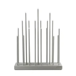 Elflugan Candelabros Eléctricos De Adviento<Candelabro eléctrico , claro Gris