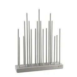 Elflugan Candelabros Eléctricos De Adviento<Candelabro eléctrico , claro Gris