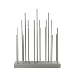 Elflugan Candelabros Eléctricos De Adviento<Candelabro eléctrico Grande, claro Gris