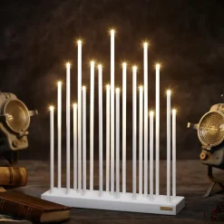 Elflugan Candelabro eléctrico , puro Blanco Discount