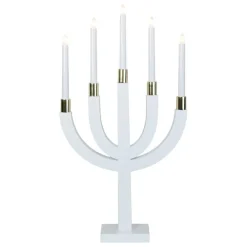 Star Trading Candelabros Eléctricos De Adviento<Candelabro eléctrico Elias, Blanco