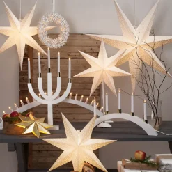 Star Trading Candelabros Eléctricos De Adviento<Candelabro eléctrico Elias, Blanco