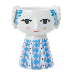 Bjørn Wiinblad Candelabro Eva 9,5 cm, oscuro Azul Discount