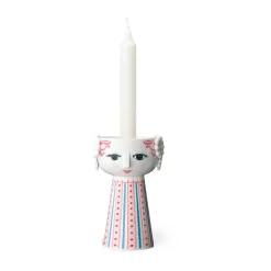Bjørn Wiinblad Portavelas Y Soportes Para Vela<Candelabro Eva 14 cm, Rojo