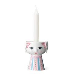 Bjørn Wiinblad Portavelas Y Soportes Para Vela<Candelabro Eva 9,5 cm, Rosa